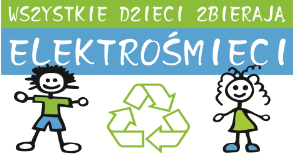 Logo WSZYSTKIE DZIECI ZBIERAJĄ ELEKTROŚMIECI